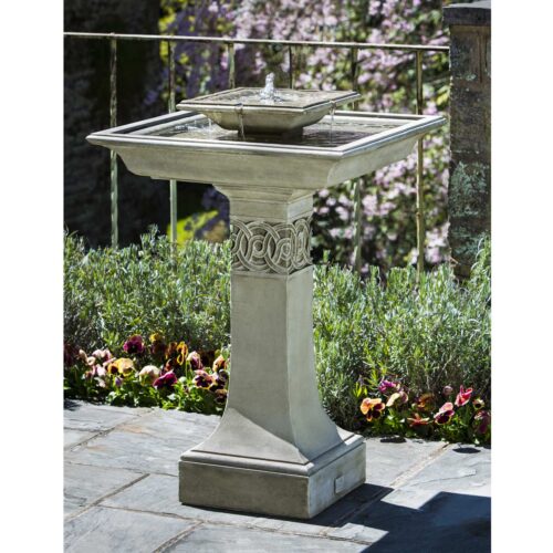 Portwenn Fountain (cast Stone In Verde Finish)