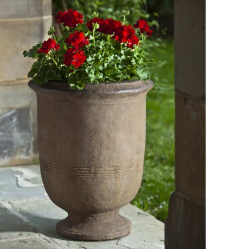 Provencal Large Urn (cast Stone In Pietra Nuova Finish)