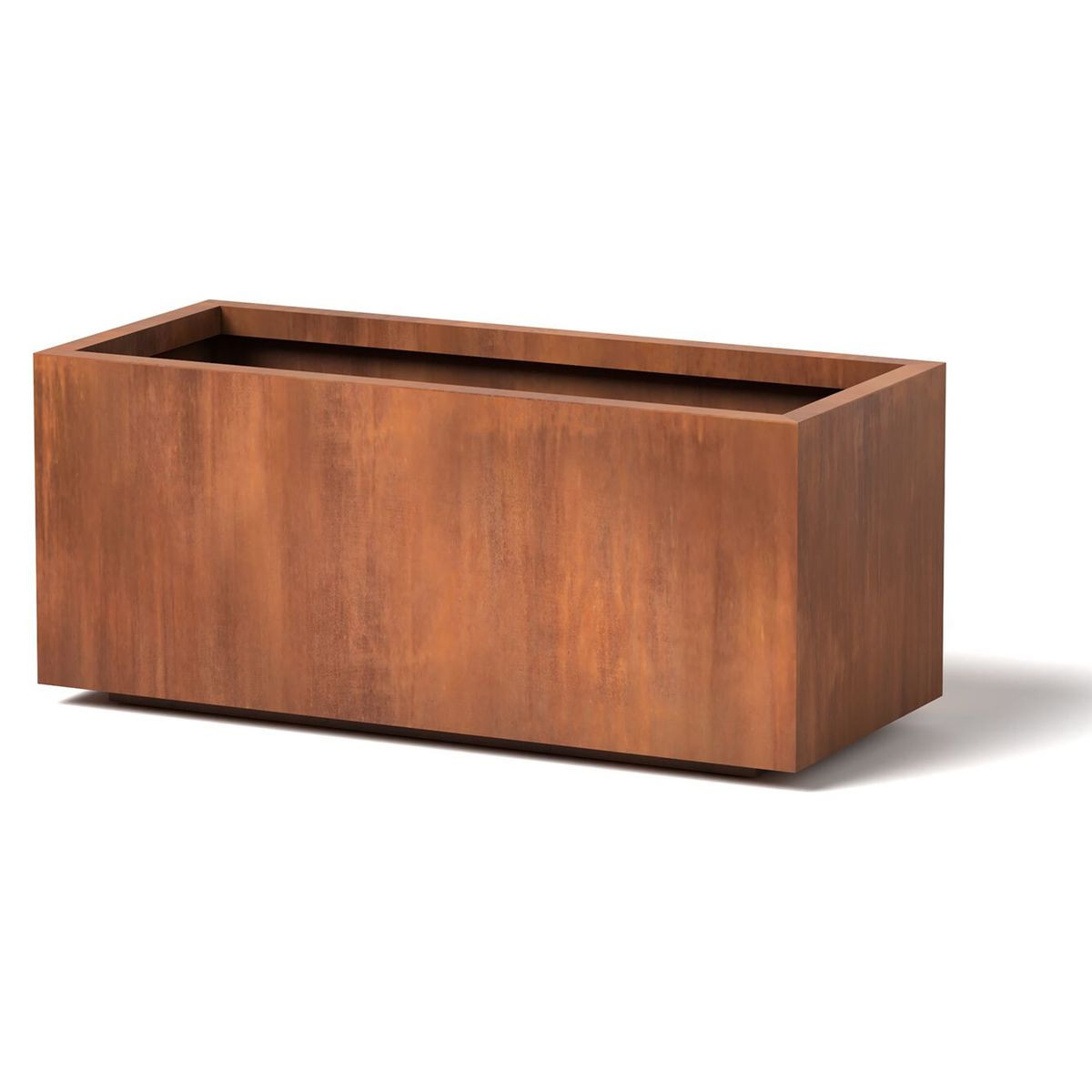 Rectangular Planter Material: Corten Steel Finish: Natural Rust rectangular garden planter garden decor garden planters