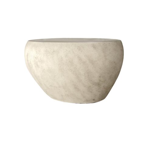 River Rock Table 26in (fiberglass Resin And Aggregate In Natural Stone Finish)