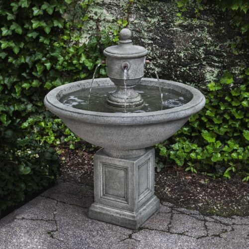 Rochefort Fountain (cast Stone In Alpine Stone Finish)