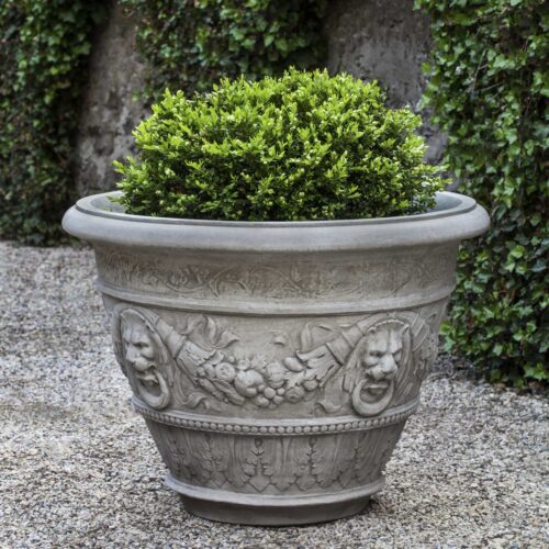 Rosecliff Planter (cast Stone In Alpine Stone Finish)