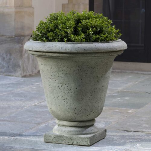 Rustic Hampton Urn (cast Stone In Alpine Stone Finish)