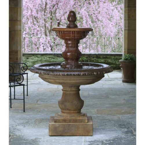 San Pietro Fountain (cast Stone In Pietra Nuova Finish)