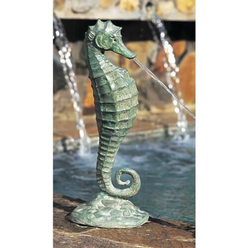 Seahorse Fountain Material: Brass seahorse fountain brass
