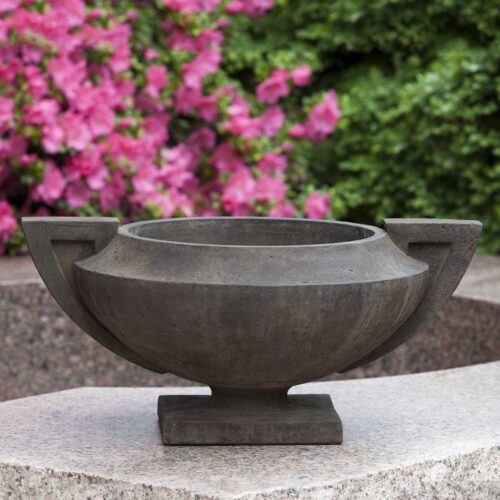 Smithsonian Grecian Urn (cast Stone In Nero Nuovo Finish)
