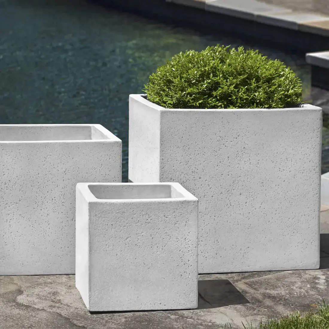 Square Cement Planter cubed planters
