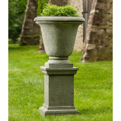 Textured Hampton Urn With Pedestal PPD-554
