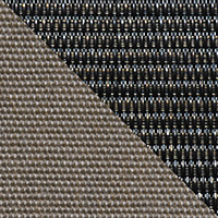 Twitchell Royal Black, Cushion Sunbrella Canvas Taupe