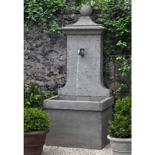 Vence Wall Fountain (cast Stone In Alpine Stone Finish)