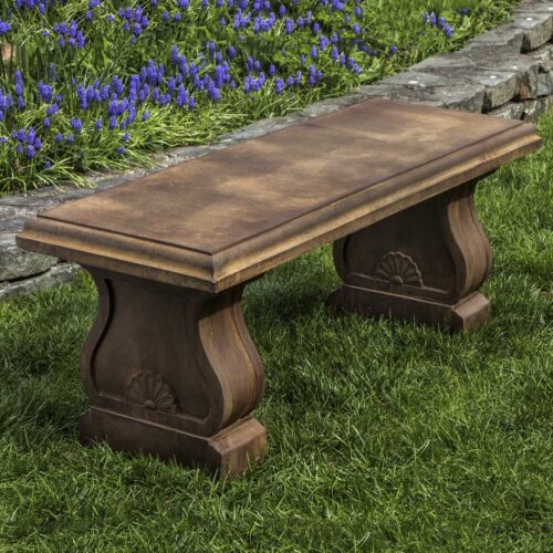 Westland Bench (cast Stone In Pietra Nuova)