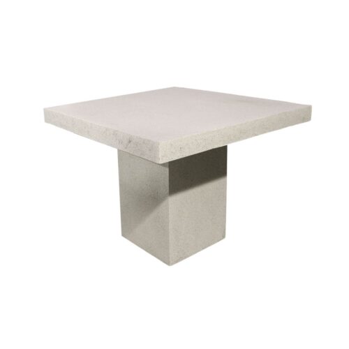 Slab Dining Table 48" Square (fiberglass Resin And Aggregate)