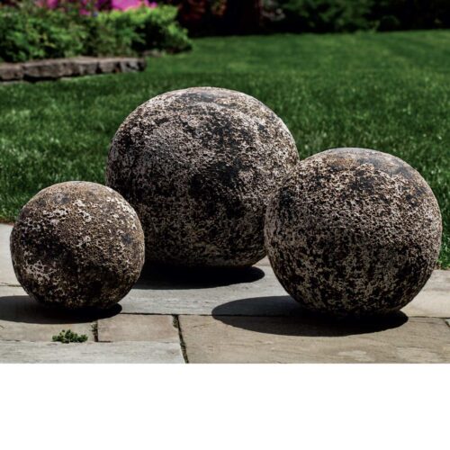 Angkor Spheres (terracotta In Angkor) garden spheres garden decor garden accents garden statuary