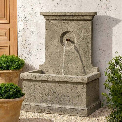 Arles Fountain (cast Stone In Alpine Stone Finish)
