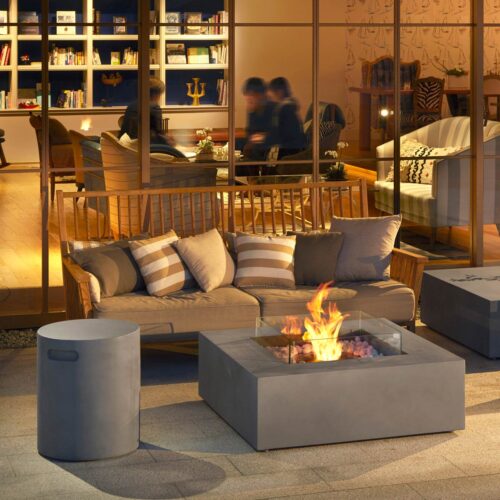 Base 40 Fire Pit Table (concrete In Natural)