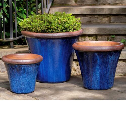 Brighton Planters Glazed Riviera Blue 364138 1903 32229