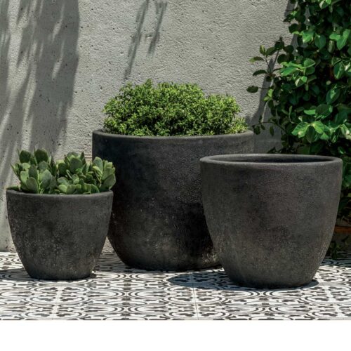 Caipirinha Planters (terracotta In Volcanic Coral Glaze)