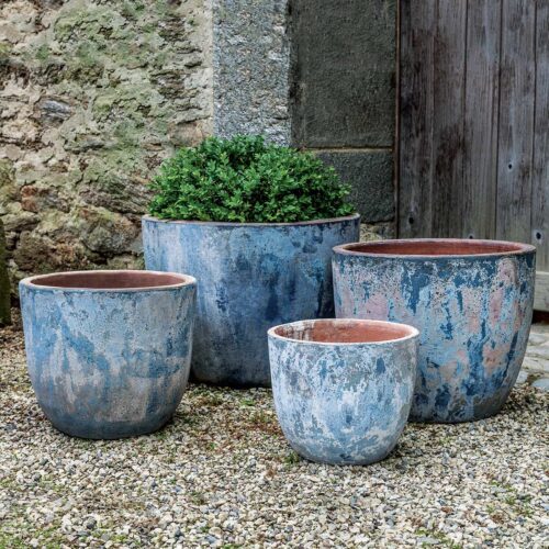 Cassia Planters (terracotta In Vicolo Mare Finish)
