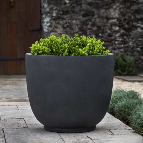 Danilo Planters (fiberglass Lite In Lead Finish)