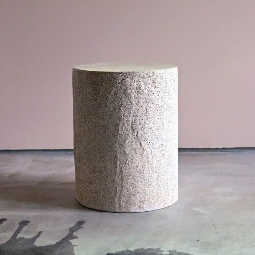 Dock Table Stools (fiberglass Resin And Aggregate In Aged Stone Finish)