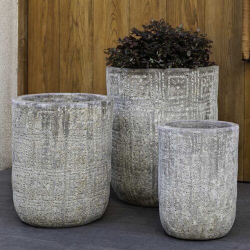 Eero Planters (terracotta In Angkor Light Grey Finish)