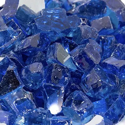 Electric Blue Archpot Fireglass
