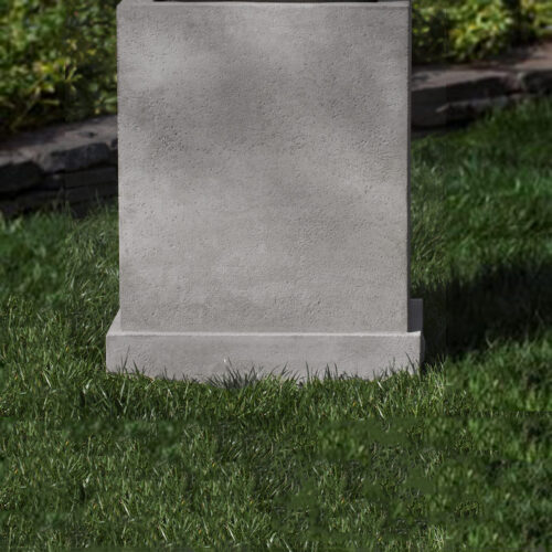 Equinox Pedestal Pd 221 (cast Stone In Alpine Stone)