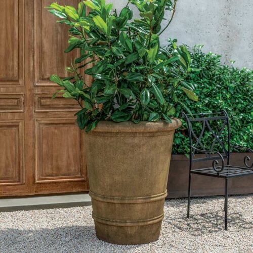 Extra Large Urbino Planter Material: Cast Stone Finish: Aged Limestone