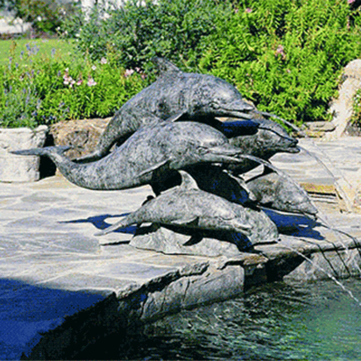 Five Dolphins Fountain five dolphins fountain brass fountains