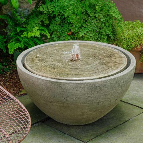 Portola Fountain (cast Stone In Greystone Finish)