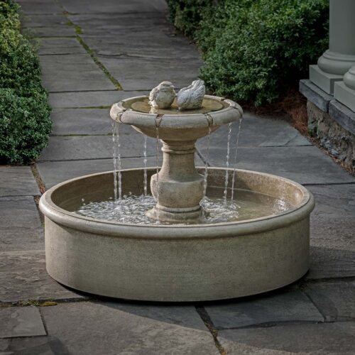 Lucienne Fountain (cast Stone In Greystone)