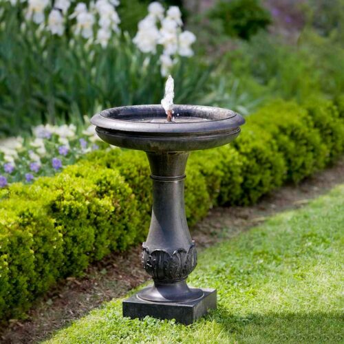 Chatsworth Fountain (cast Stone In Nero Nuovo) modern fountain, cast stone