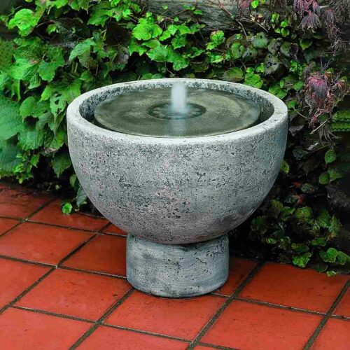 Rustica Pot Fountain (cast Stone In Alpine Stone)