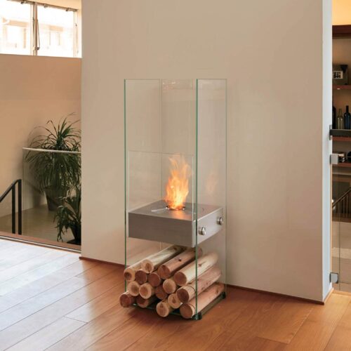 Ghost Designer Fireplace (stainless Steel Burner)