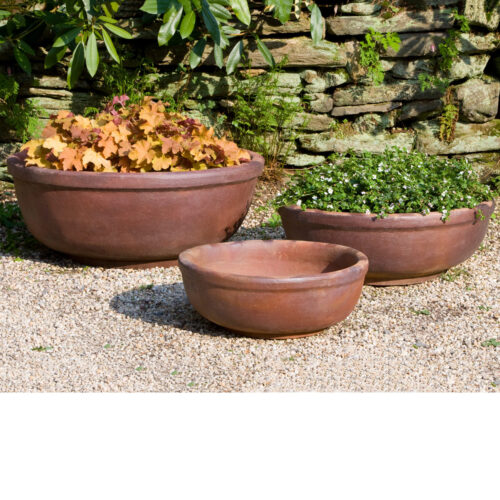 Hoi An Planter Set (terracotta In Earthenware) contemporary, terracotta, terra cotta, garden, planter