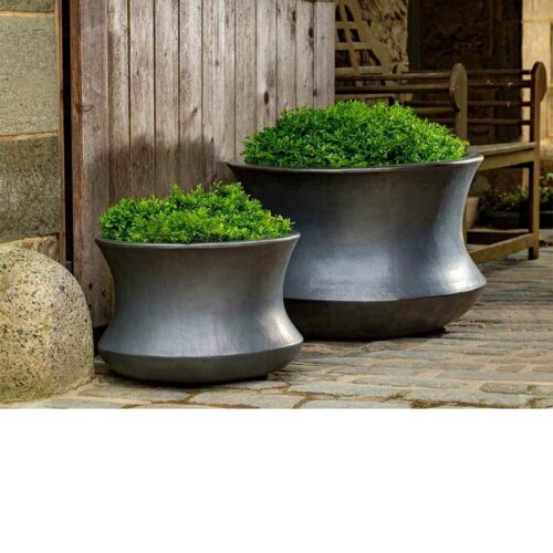 Jura Planters (terracotta In Graphite Glaze)