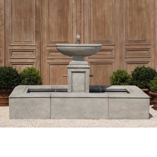 La Riviere Fountain Material: Cast Stone Finish: Alpine Stone Ft 416