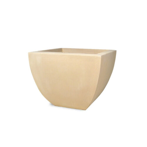Legacy Square Planter (glass Fiber Reinforced Concrete In Autumn Beige Solid Finish)