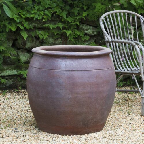 Mai Planter (terracotta In Asian Earthenware Glaze) contemporary, terracotta, terra cotta, garden, planter
