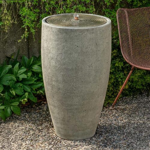 Manzanita Cosmos Fountain FT-448 (Cast Stone in Greystone)