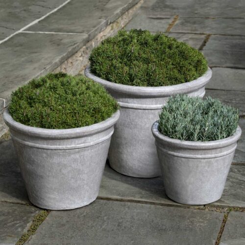 Marchand Planters (terracotta In Snow Monkey) contemporary, terracotta, terra cotta, garden, planter