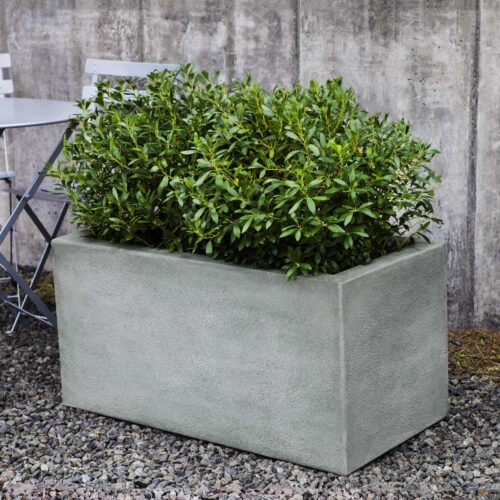 Metropolis Rectangle Planter (glass Fiber Reinforced Concrete In Alpine Stone Finish)