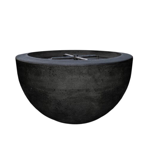 Moderno 3 Fire Pit (glass Fiber Reinforced Cement In Ebony)