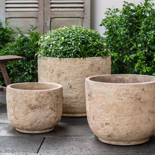 Monreale Planter Set (Terra Cotta in Antico)