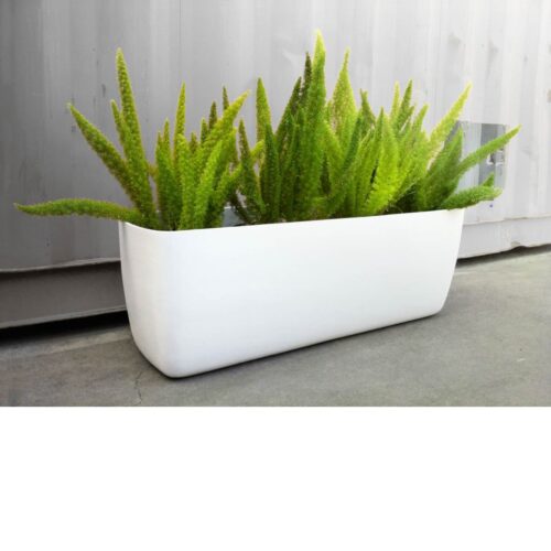 Osaka Low Planter (fiber Cement In White: Ask Us About Custom Color Options)