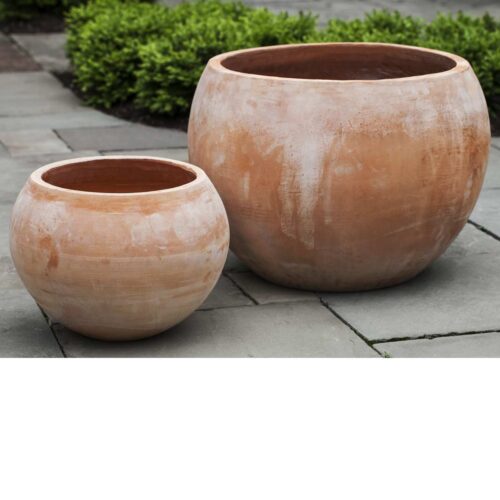 Paseo Bowl Planters (terracotta Finish)