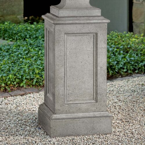 Estate Pedestal Pd 229 Material: Cast Stone Finish: Greystone cast stone, garden, traditional, planter, urn