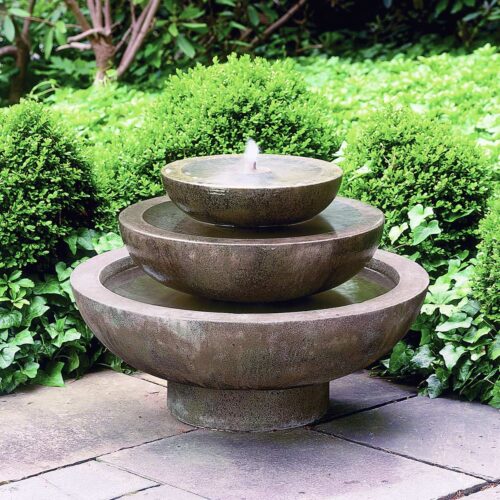 Platia Fountain Material: Cast Stone Finish: Aged Limestone
