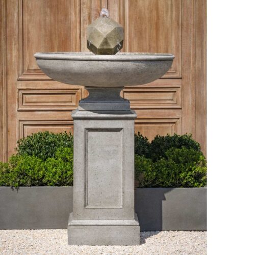 Polyhedron Fountain Material: Cast Stone Finish: Alpine Stone Ft 420