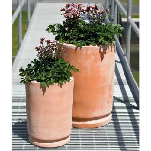 Posada Planters (terracotta In Natural Clay Finish) contemporary, terracotta, terra cotta, garden, planter